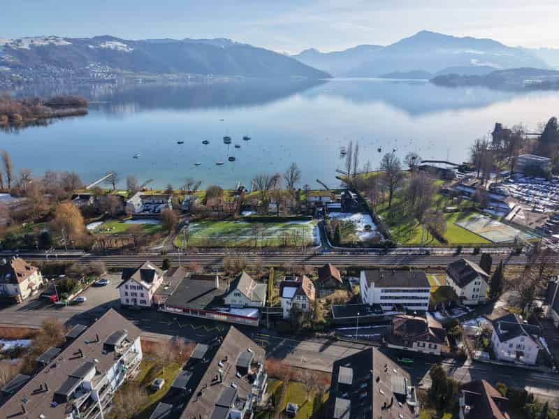 Luftaufnahme Zugerstrasse/Andreasweg