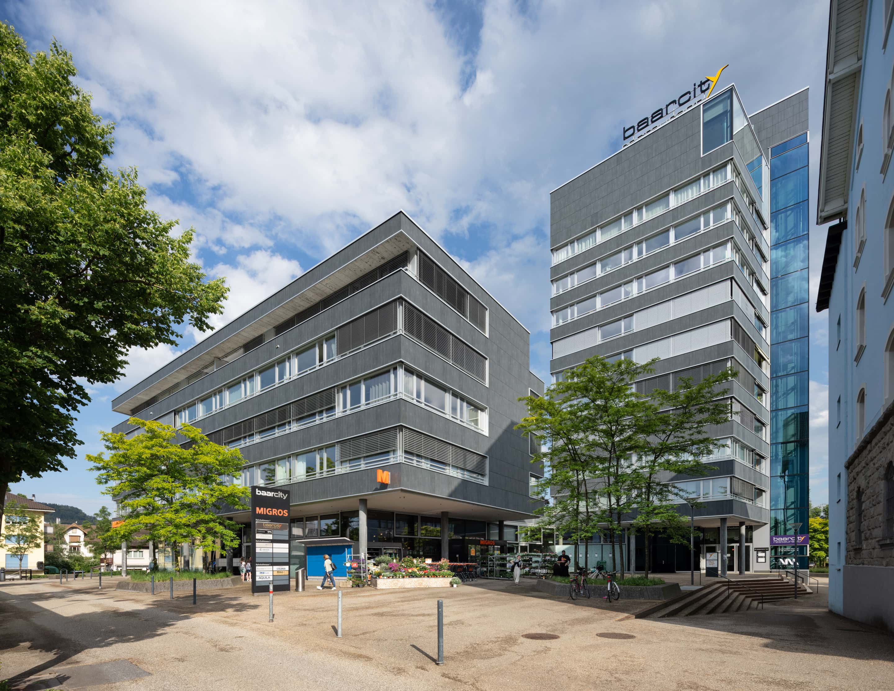 Ansicht mit Platz