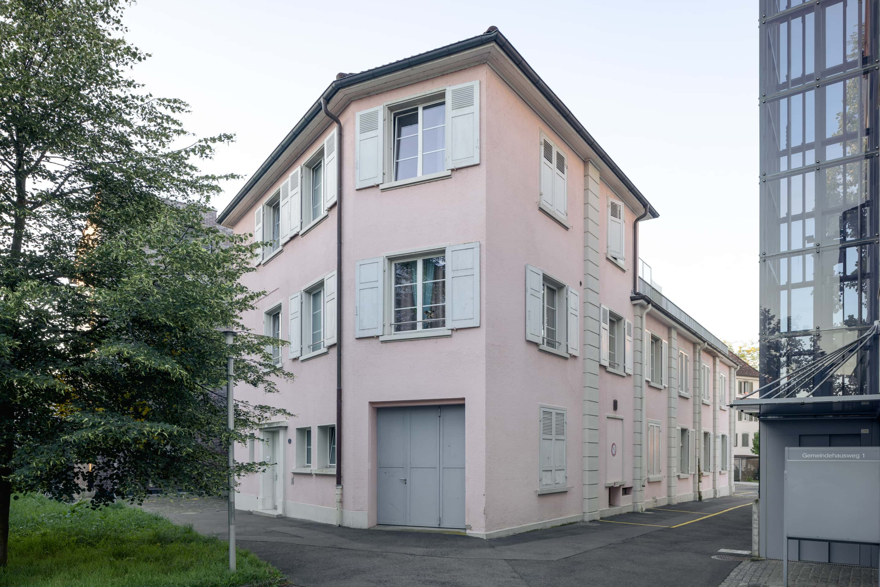 Ansicht von Mandelhof her