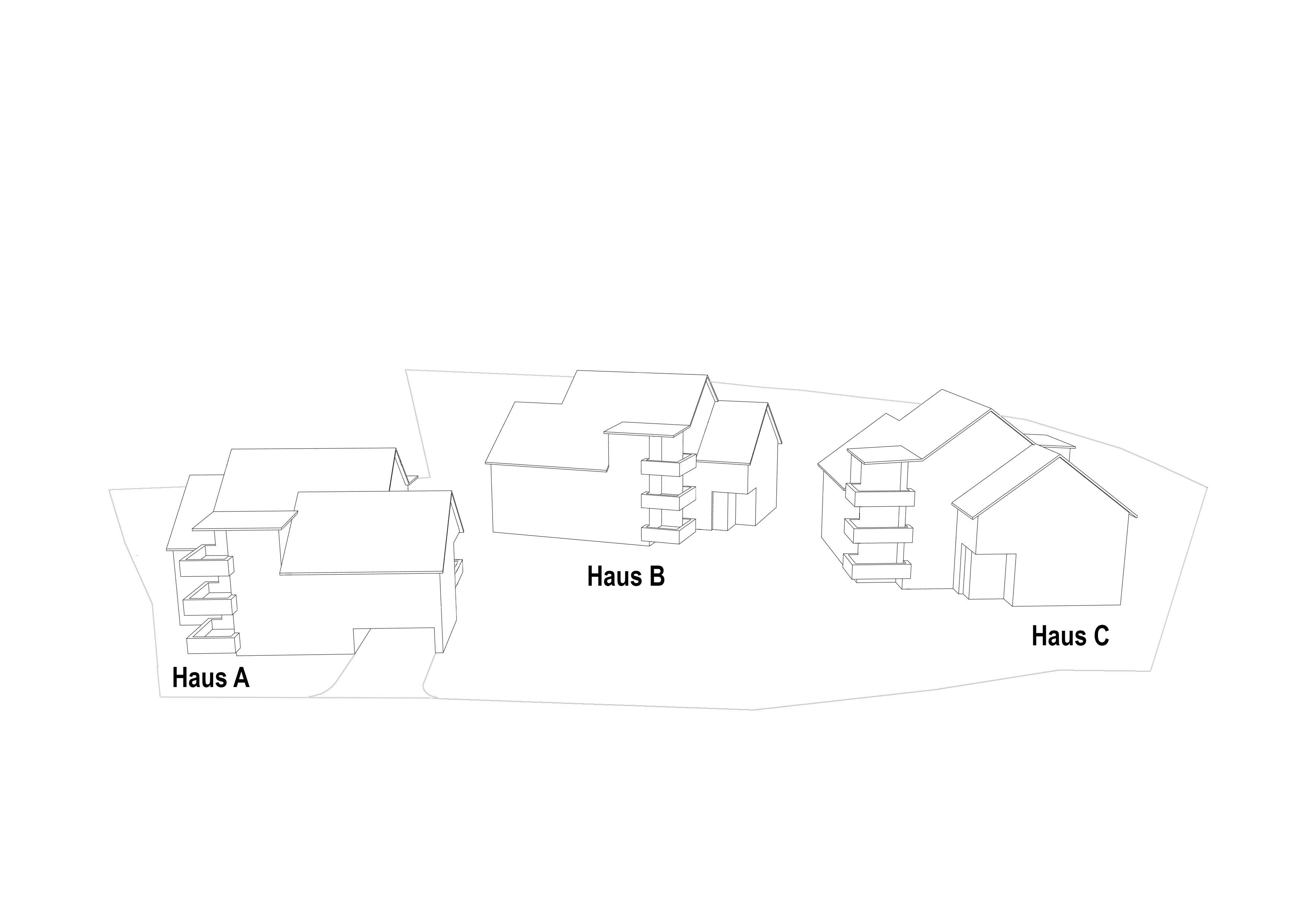 Wohnüberbauung Häuser A, B und C