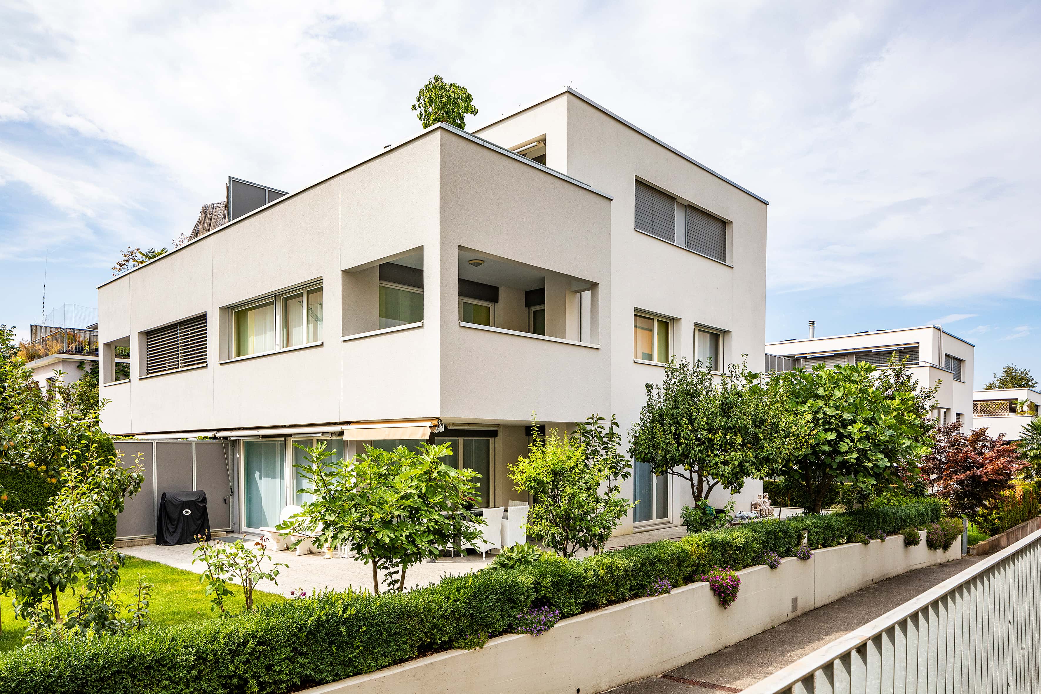 Fassade Haus weiss
