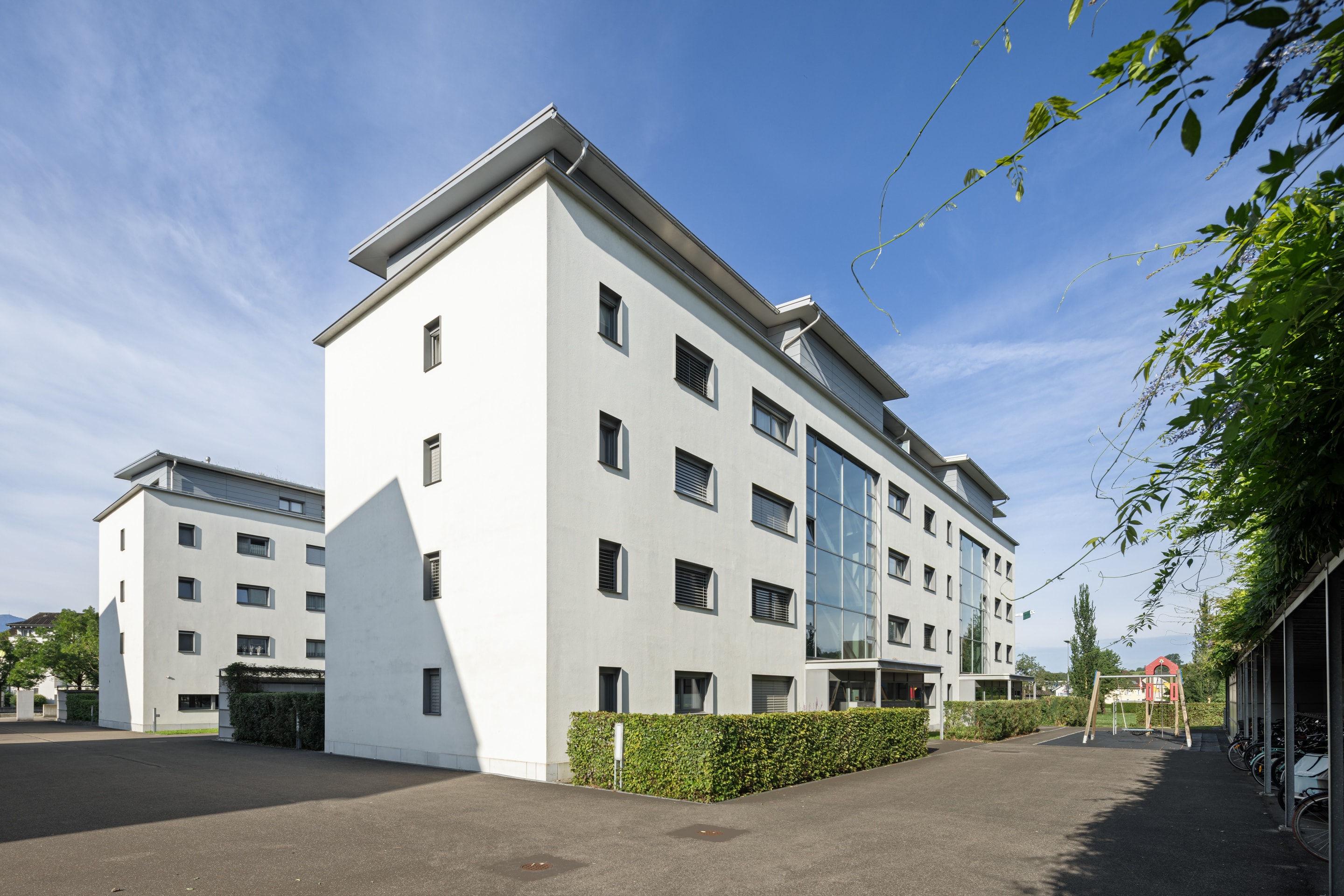 Seitenansicht der Frontfassade ?