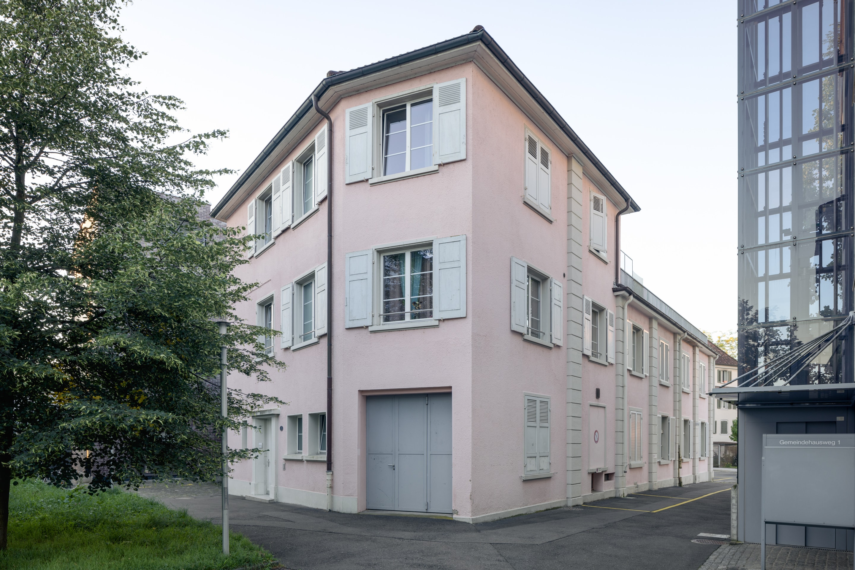 Ansicht von Mandelhof her