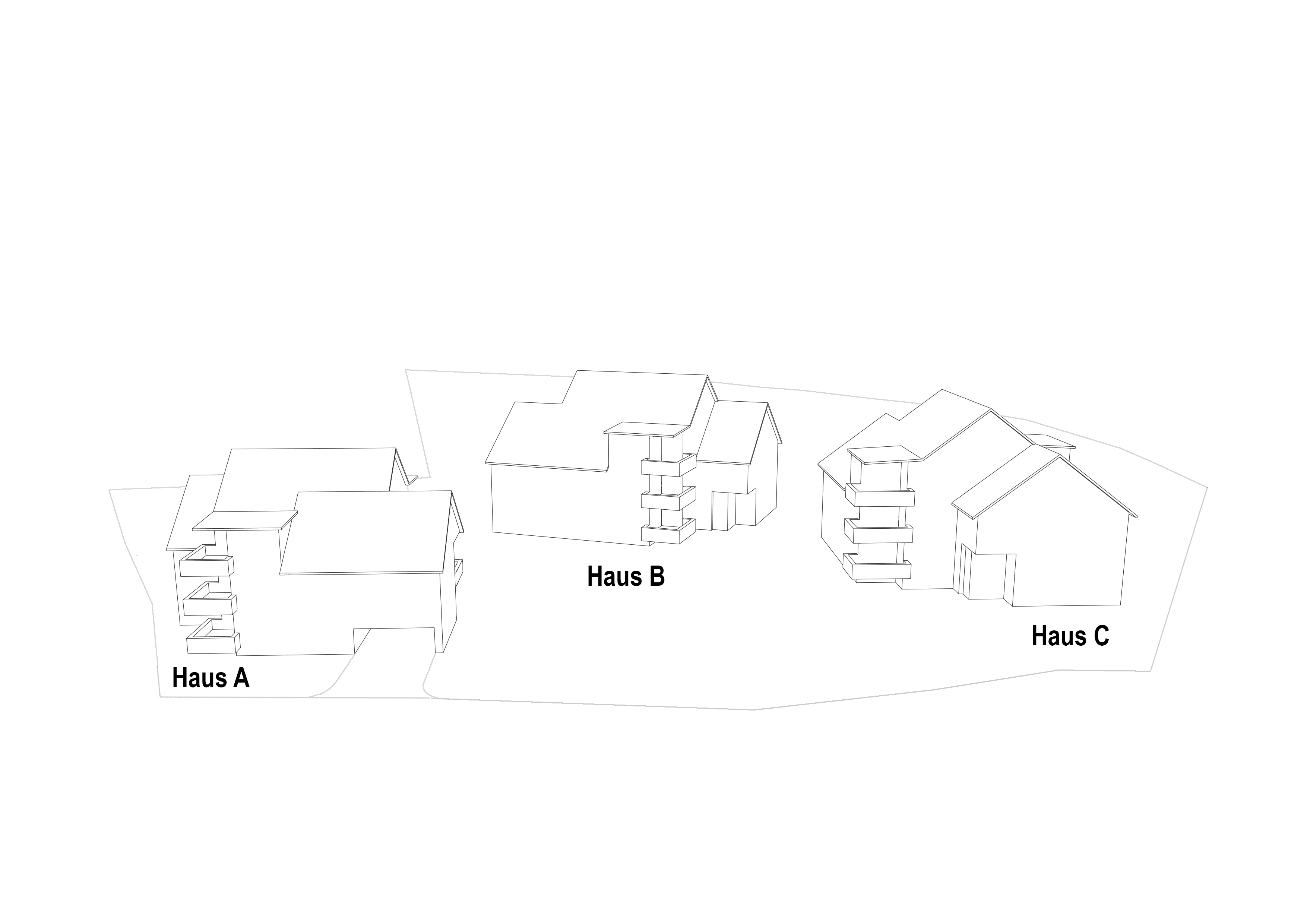 Wohnüberbauung Häuser A, B und C