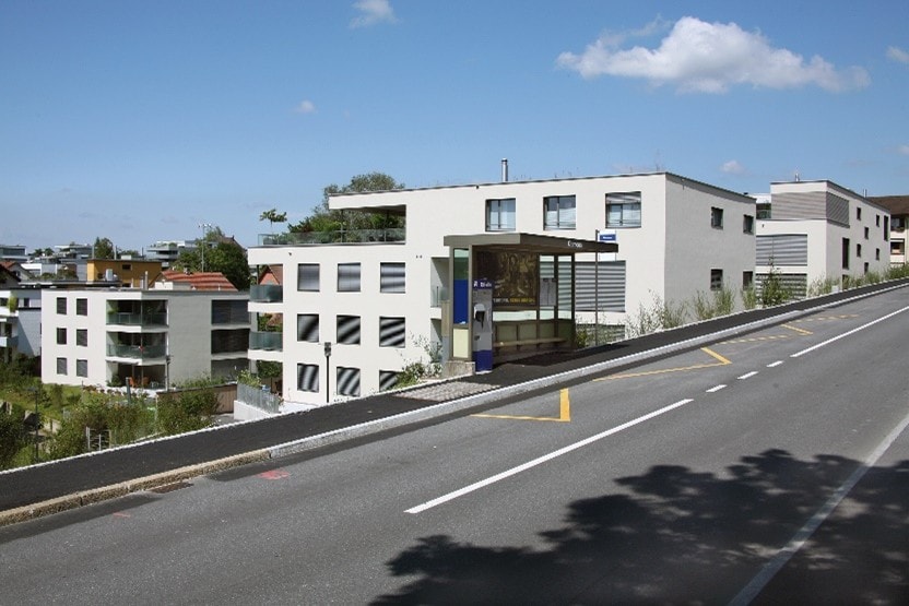 Ansicht von Strasse her