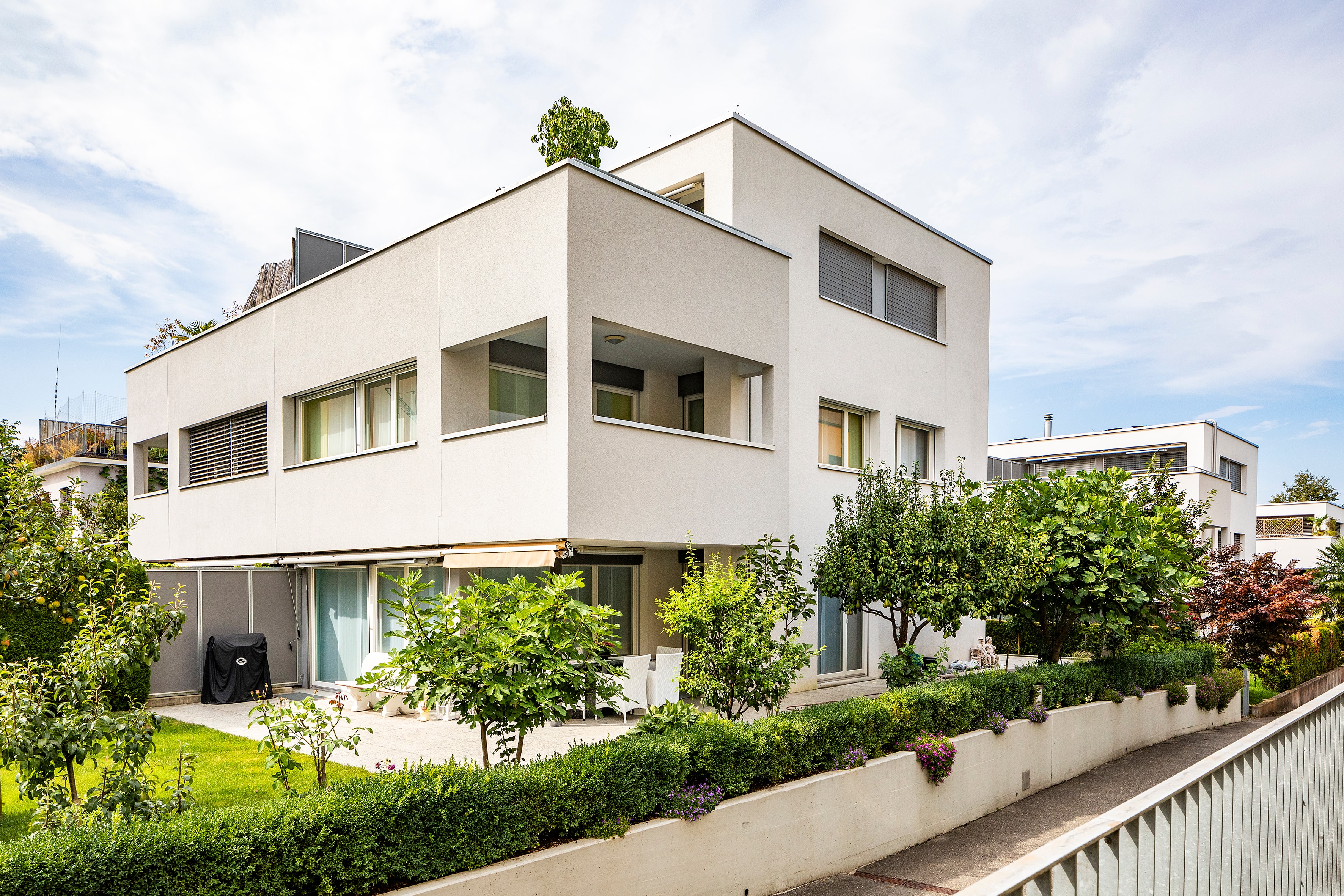 Fassade Haus weiss