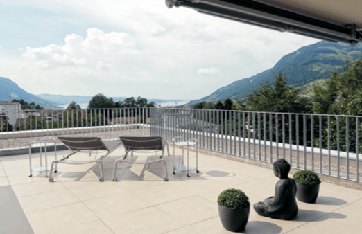 Terrasse mit Ausblick